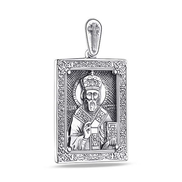 Ладанка из серебра без камней (арт. 7917/3100330) – изображение 1