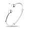 Серебряный жесткий браслет (арт. 7509/3935) – изображение 2