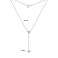 Колье-галстук из белого золота с бриллиантами (арт. Ц341282030/8б) – изображение 5