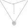 Серебряное колье с фианитами (арт. 7507/1757) – изображение 2