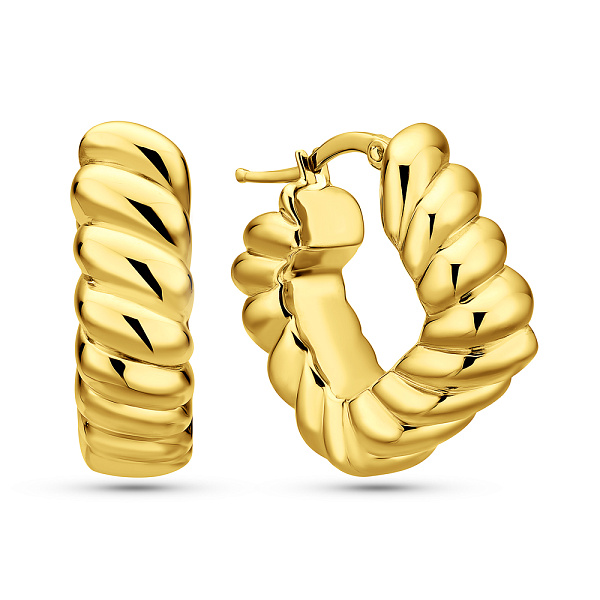 Серьги из желтого золота Francelli (арт. е1091741/15ж) – изображение 1