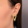 Серьги Francelli из желтого золота без камней (арт. е1091977/25ж) – изображение 2