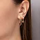 Серьги-подвески из красного золота (арт. 109439) – изображение 3