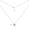 Серебряное колье Клевер с фианитами (арт. 7507/2401/10) – изображение 3