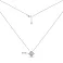 Серебряное колье Клевер с фианитами (арт. 7507/2401/10) – изображение 3