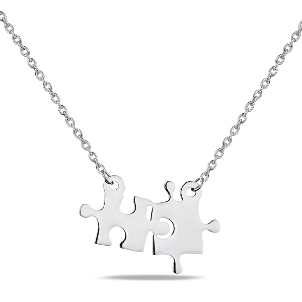 Колье из серебра "Пазл" (арт. 7507/908-00902) – изображение 1
