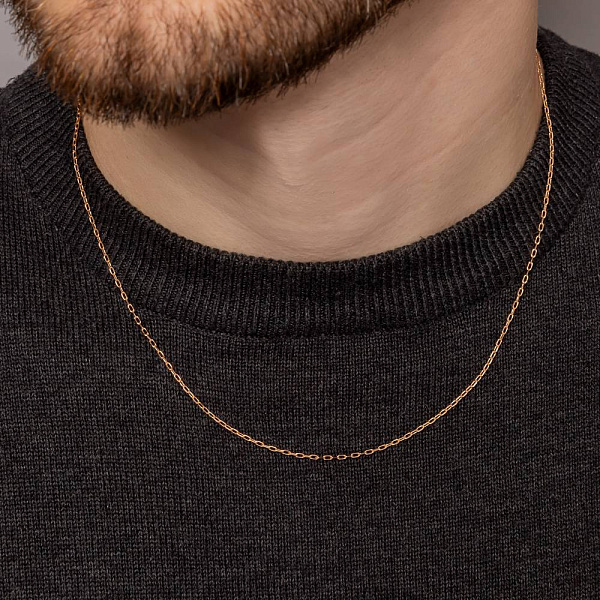 Цепочка из красного золота Якорного плетения (арт. ц306202) – изображение 5