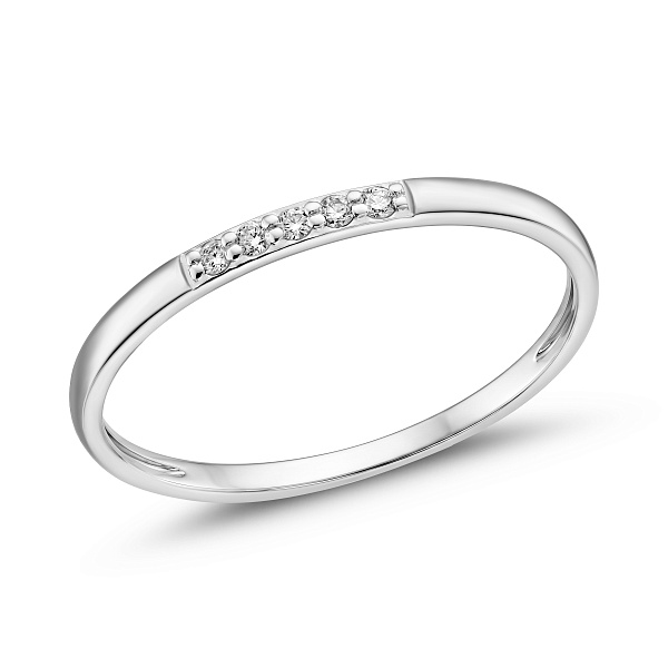 Золота каблучка з діамантами (арт. К011710005б) – зображення 1