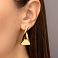Серьги из желтого золота Francelli (арт. е1091745ж) – изображение 2