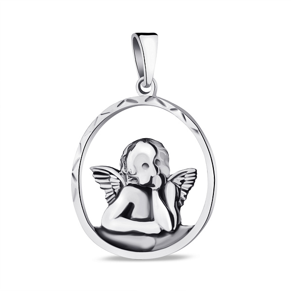 Серебряная подвеска Ангел (арт. 7903/3995) – изображение 1