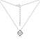 Серебряное колье с фианитом (арт. 7507/2135) – изображение 2