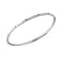 Серебряный жесткий браслет без камней (арт. 7509/3818/3) – изображение 1