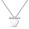 Серебряное колье Сердце (арт. 7507/1586) – изображение 1