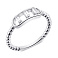 Кольцо из серебра с фианитами (арт. 7501/6016) – изображение 1