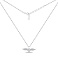 Серебряное колье Сердце с крыльями (арт. 7507/2409) – изображение 2