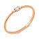 Золотое кольцо с бриллиантами (арт. К011705) – изображение 1