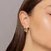 Золотые серьги Бабочки (арт. 1101094) – изображение 2