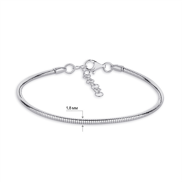 Тонкий серебряный браслет Trendy Style (арт. 7509/3705) – изображение 2