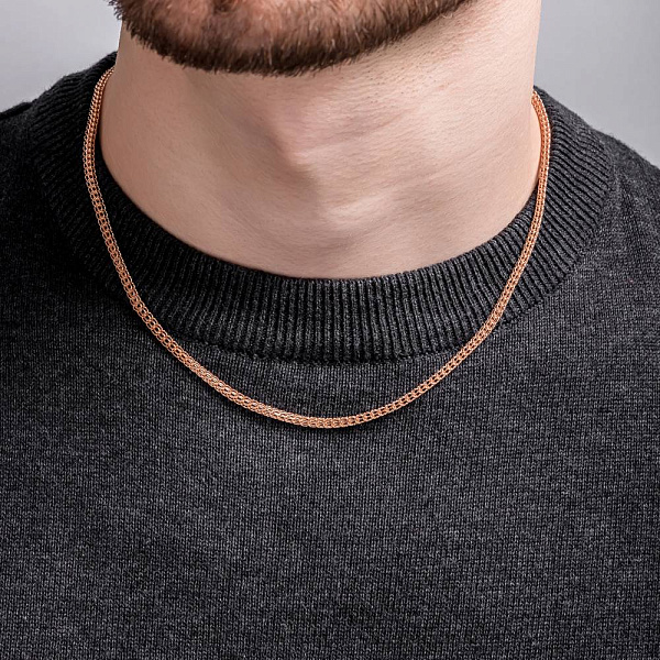 Золотая цепочка плетения Питон (арт. Ц305610) – изображение 3