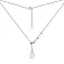 Серебряное колье с жемчугом (арт. 7507/2134жб) – изображение 2