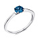 Серебряное кольцо с топазом (арт. 7501/574Плкп) – изображение 1