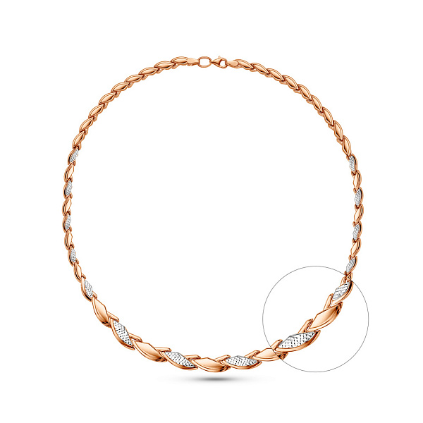 Золотое колье (арт. 370070р) – изображение 1