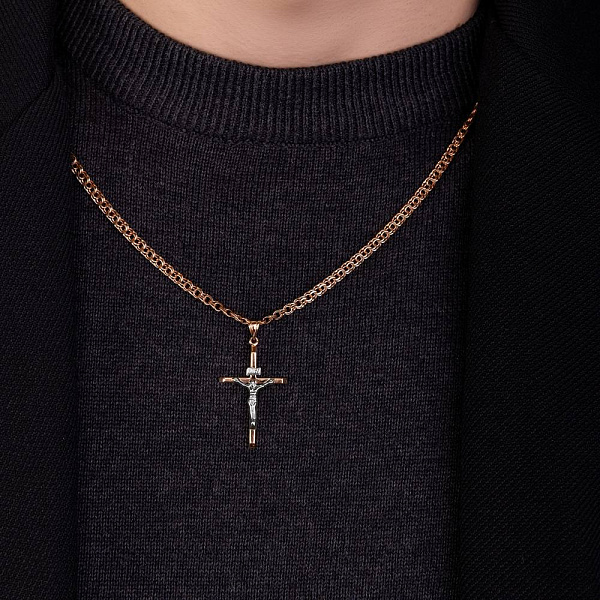 Золотой православный крестик (арт. 500606) – изображение 2