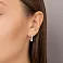 Золотые серьги с бриллиантами (арт. С011393020) – изображение 2