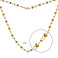Серебряное колье Trendy Style с желтым родированием (арт. 7507/2008ж) – изображение 2