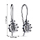 Серебряные серьги «Божья коровка» с фианитами (арт. 7902/500004-ч) – изображение 2
