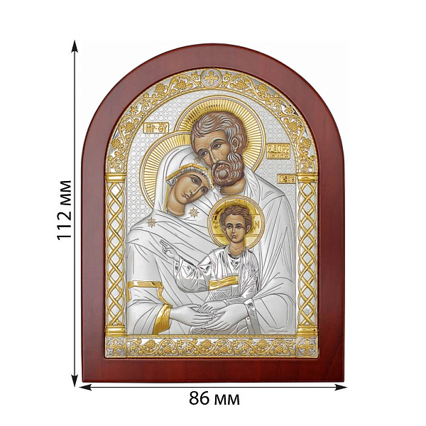 Ікона Святе Сімейство (112х86 мм) (арт. A-2/005G/K) – зображення 2