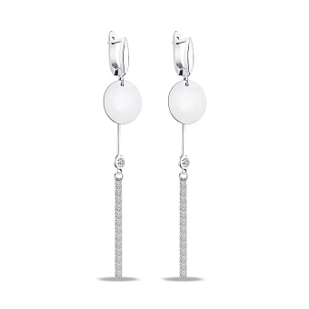 Фото Сережки из серебра Trendy Style с подвесками (арт. 7502/4252)