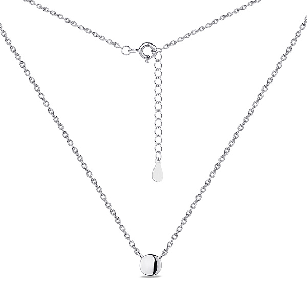 Серебряное колье без камней (арт. 7507/1784) – изображение 2