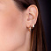 Серьги-кольца из красного золота (арт. 109312/15) – изображение 2