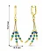 Серьги из желтого золота Francelli (арт. 1091271жсбрз) – изображение 6