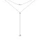 Серебряное колье-галстук с шариками (арт. 7507/2250) – изображение 2