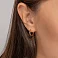 Золотые серьги-кольца (арт. 1101049) – изображение 2