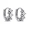 Серебряные серьги с фианитами (арт. 7502/9611/10) – изображение 1