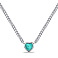 Серебряное колье с альпинитом (арт. 7507/2109аз) – изображение 1