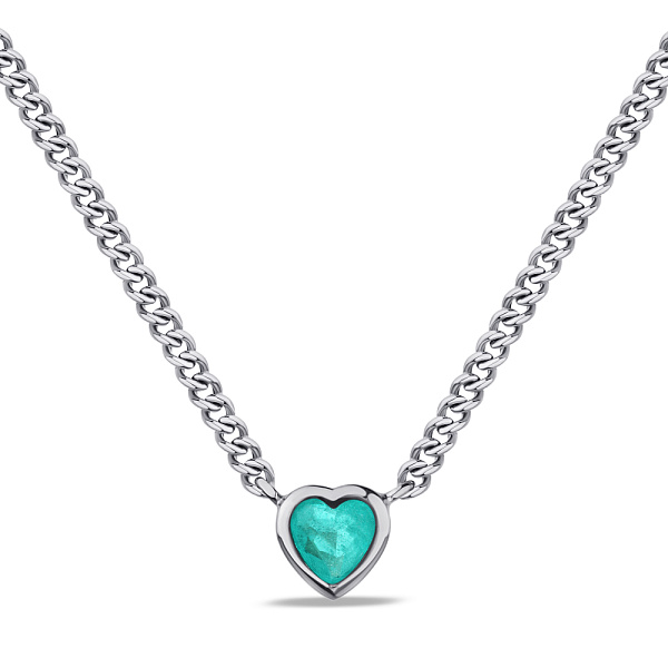 Серебряное колье с альпинитом (арт. 7507/2109аз) – изображение 1