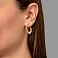Серьги из желтого золота (арт. 108326/25жм) – изображение 2