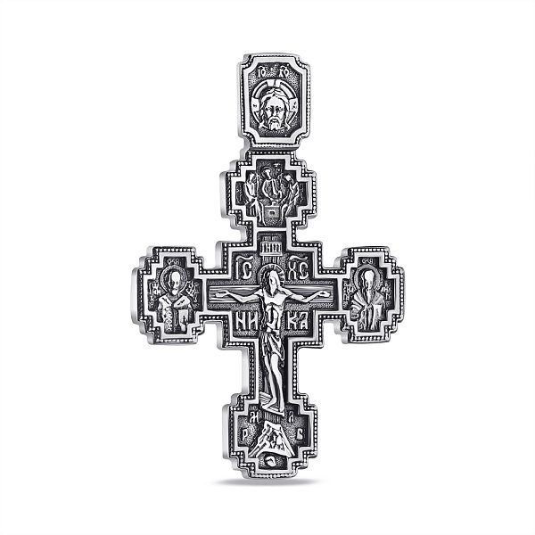 Серебряный нательный крестик (арт. 7904/1200.10) – изображение 1