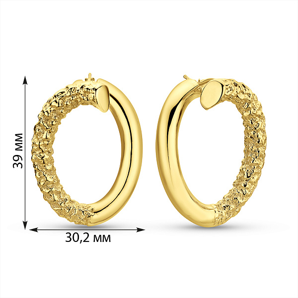 Золотые серьги Francelli (арт. е1092010/35ж) – изображение 5