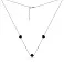 Серебряное колье с ониксом (арт. 7507/2319/7оз) – изображение 2