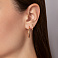 Серьги-кольца из красного золота (арт. 100908/25) – изображение 3