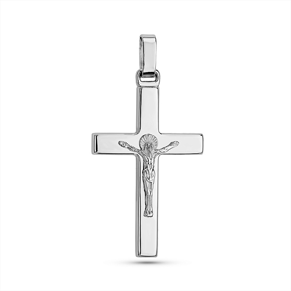 Серебряный нательный крестик  (арт. 7504/2-6170.0.2) – изображение 1