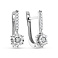 Серьги из белого золота с бриллиантами (арт. С011728010б) – изображение 1