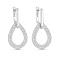 Серьги из серебра с фианитами (арт. 7502/10146) – изображение 1