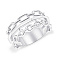 Тройное кольцо из серебра Trendy Style (арт. 7501/5581) – изображение 1