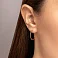 Золотые серьги-кольца (арт. 121900/20) – изображение 2